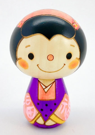 お福さん こけし