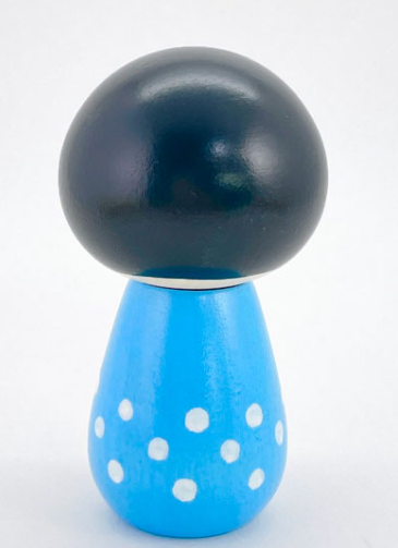 おかっぱさん・水玉 こけし