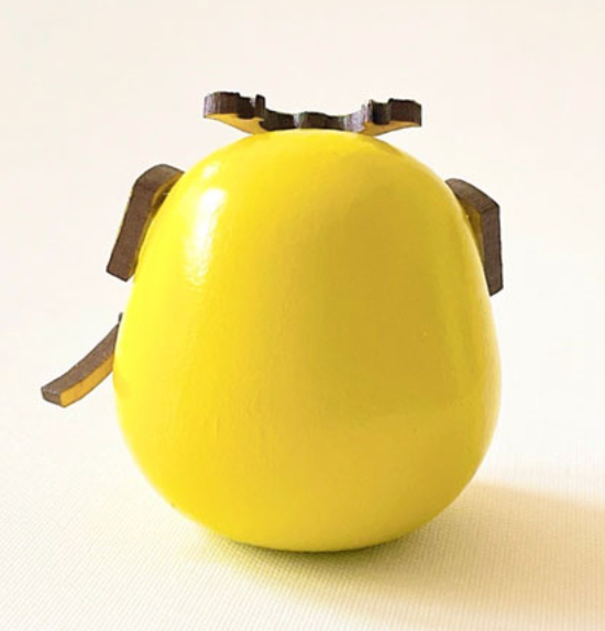 ねこ武者 松 こけし