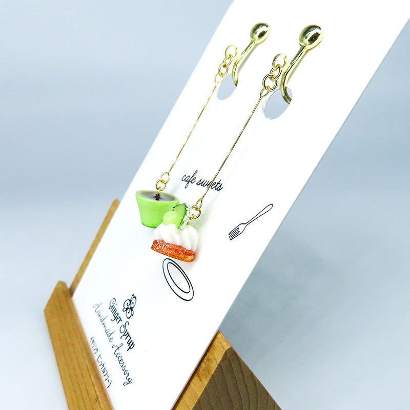 -cafe sweets- メロンクリームタルト イヤリング