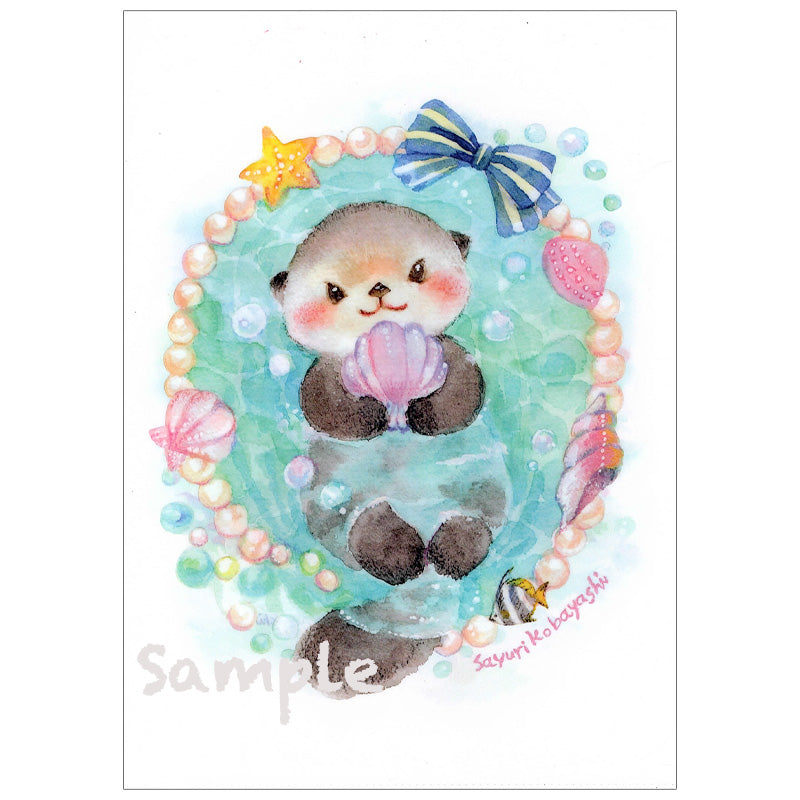 ミニクリアファイル A5 「ラッコ」