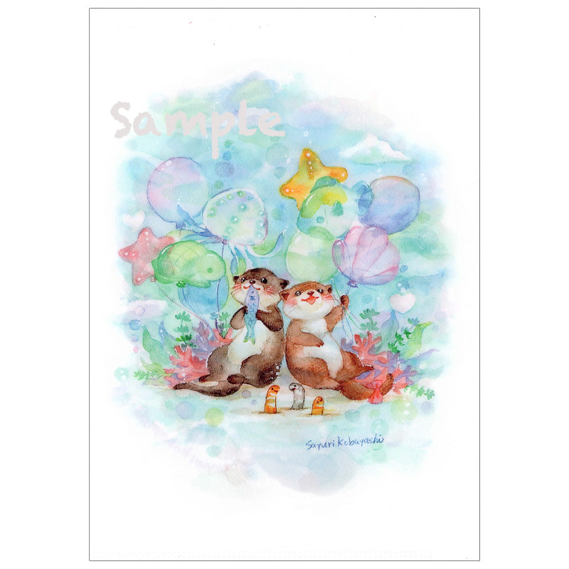 ミニクリアファイル A5 「ラッコ」