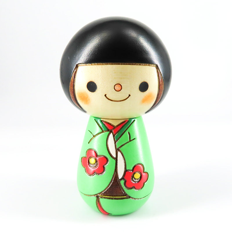 おかっぱさん・椿 こけし