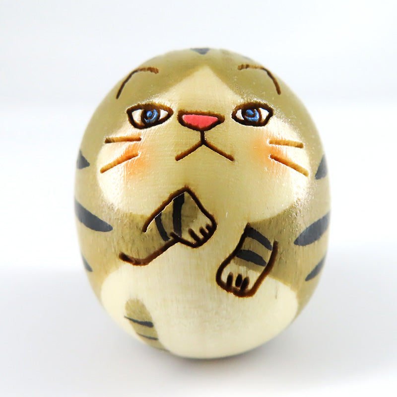 開運スカンディアモスアート(招き猫) 招き猫 仔猫スコティッシュフォールド 古九谷風色絵 かぶらきでしか