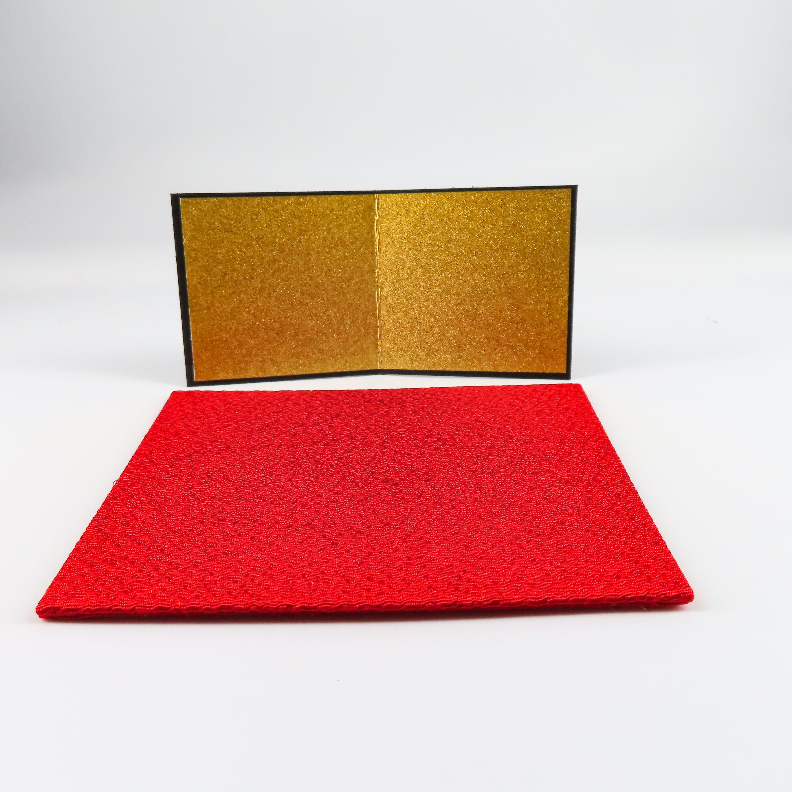 和装ウェディングこけし 赤(台・屏風込み)