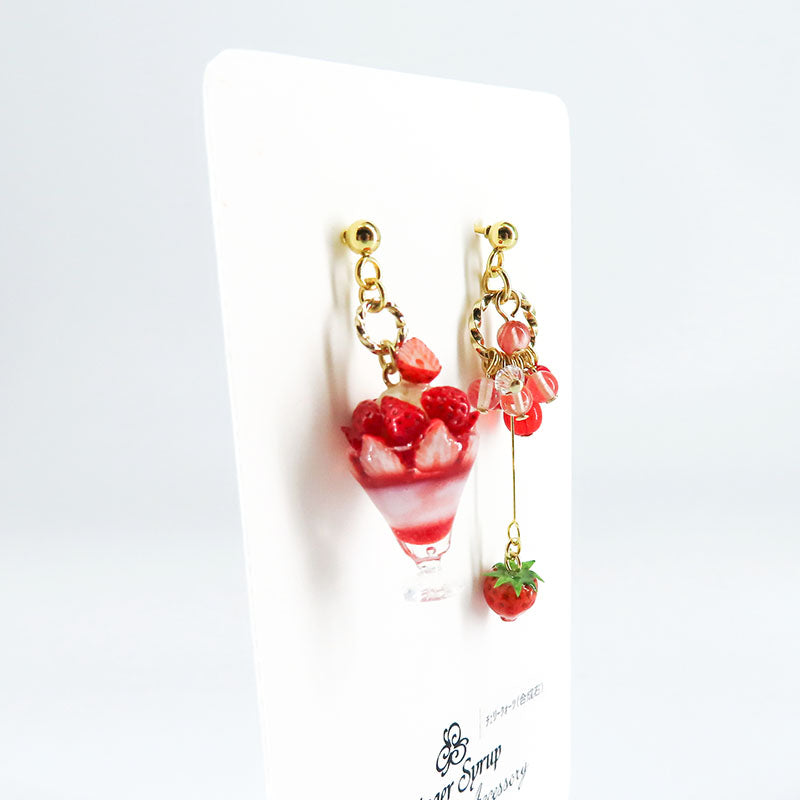 -strawberry parfait- ストロベリーパフェ ピアス