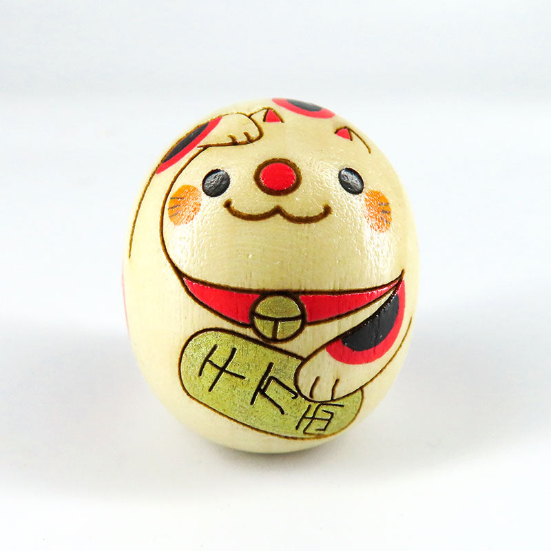 たまごこけし【招き猫】