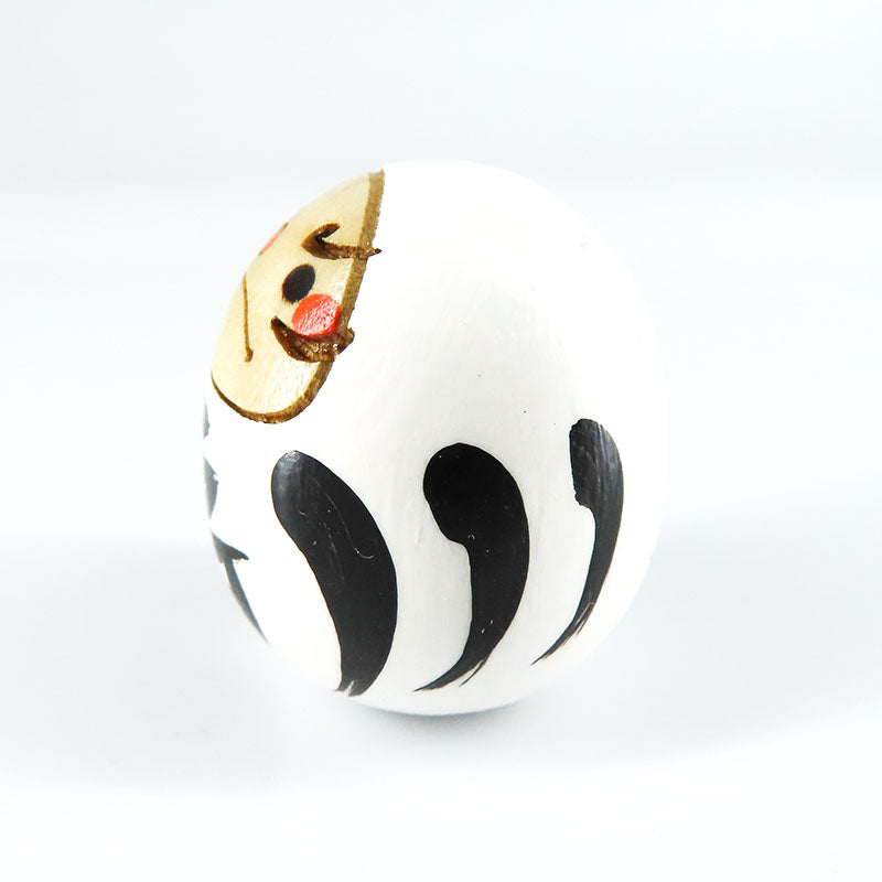 たまごこけし【だるま 白】