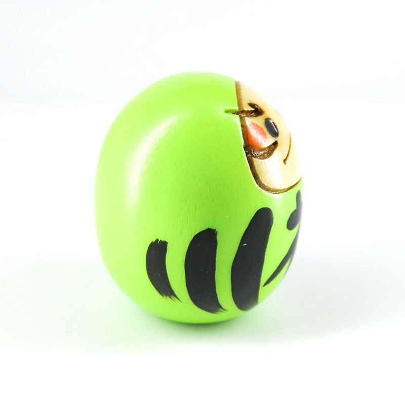 たまごこけし【だるま 黄緑】