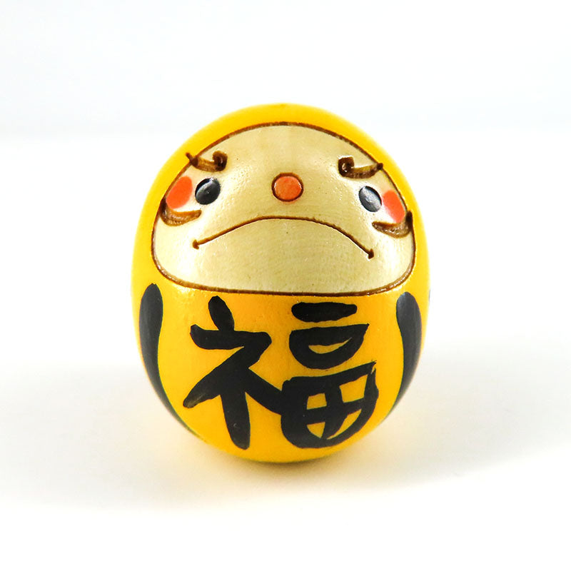 たまごこけし【だるま 黄】