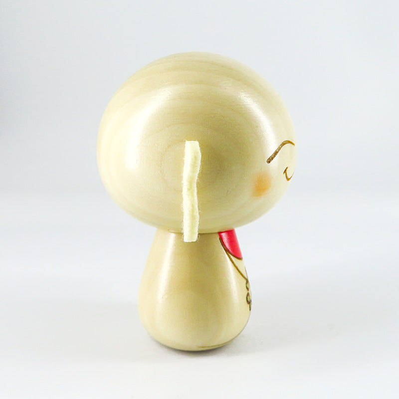 お地蔵様 ニッコリ目 こけし