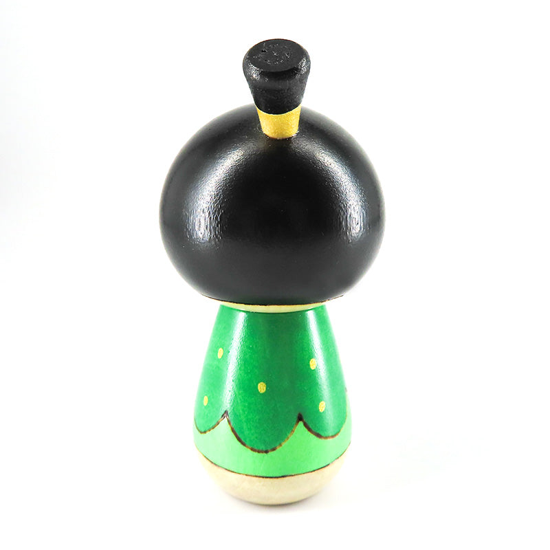 サムライ君・緑 こけし