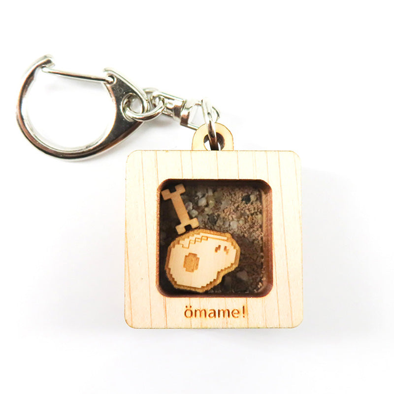 キーホルダー1 カクカクダイナソーキーホルダー 1粒【ティラノサウルス】