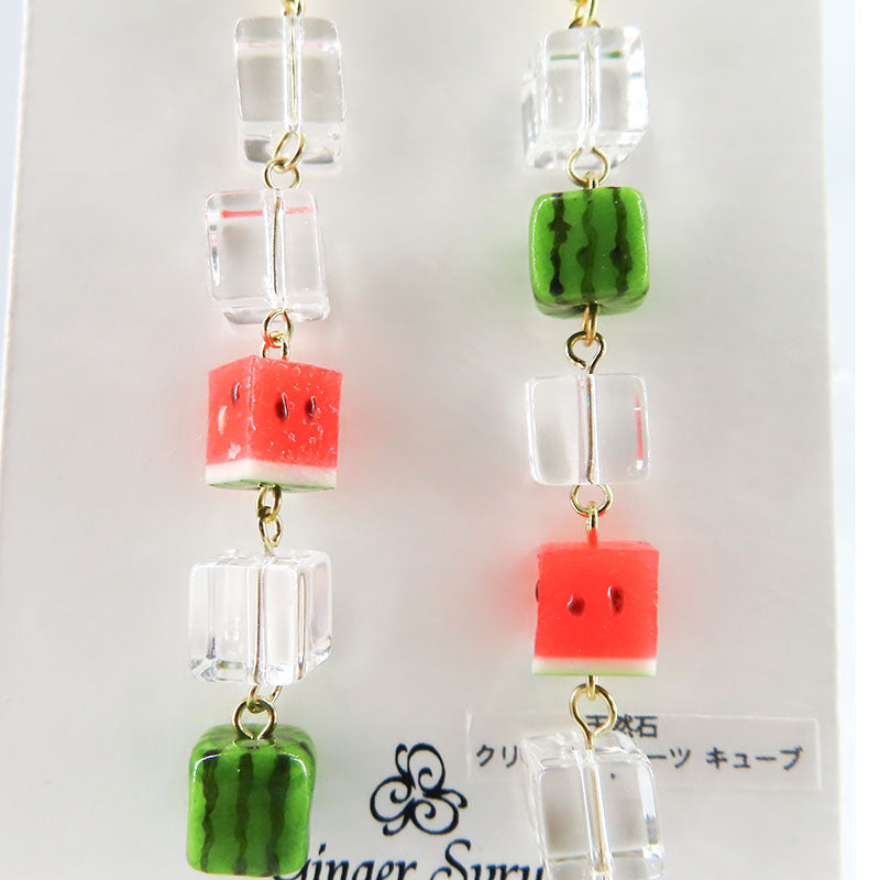 -スイカ氷- ピアス