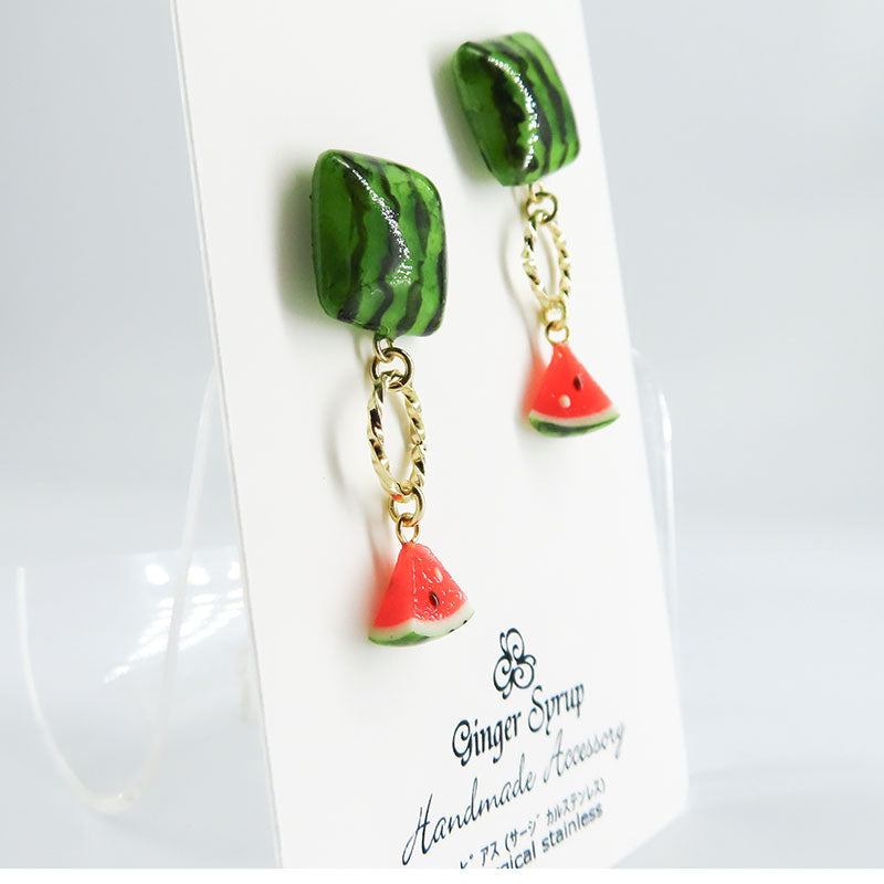 -ココメロ スイカ- ピアス