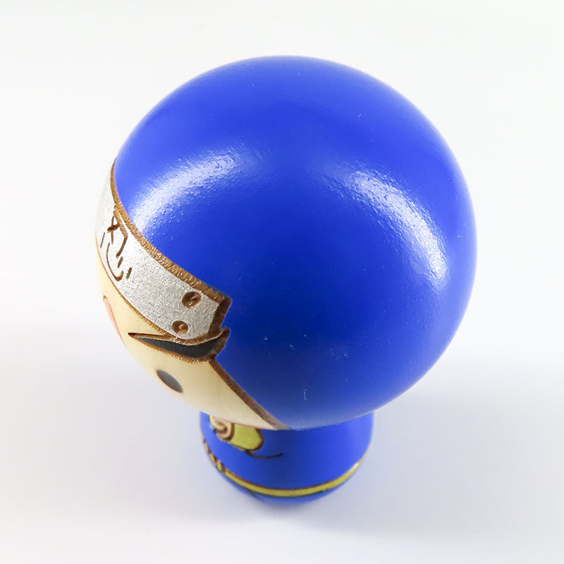 忍者 青 こけし