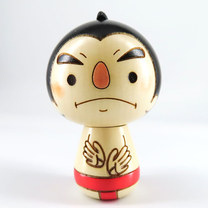 お相撲さん 赤 こけし
