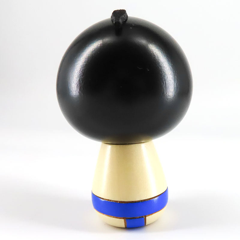 お相撲さん 青 こけし