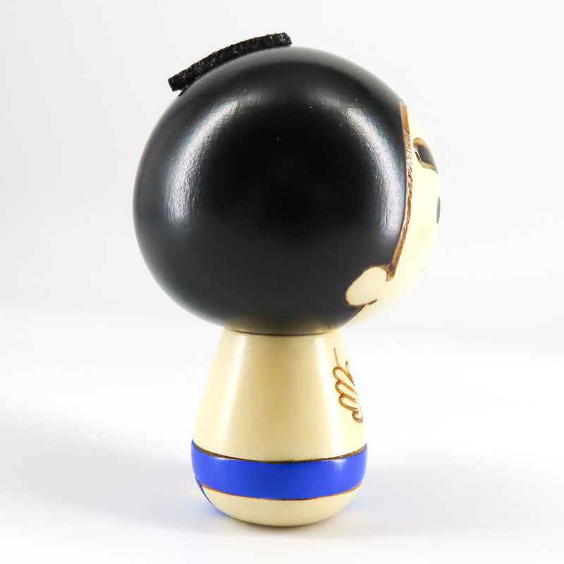 お相撲さん 青 こけし