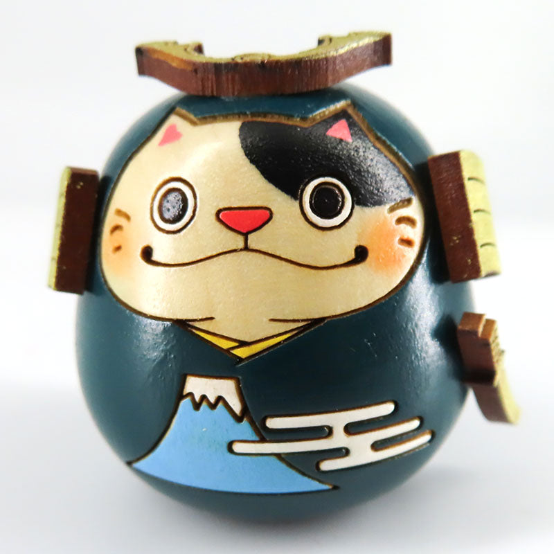 ねこ武者 富士 こけし