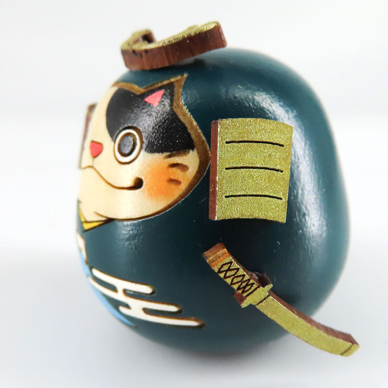 ねこ武者 富士 こけし