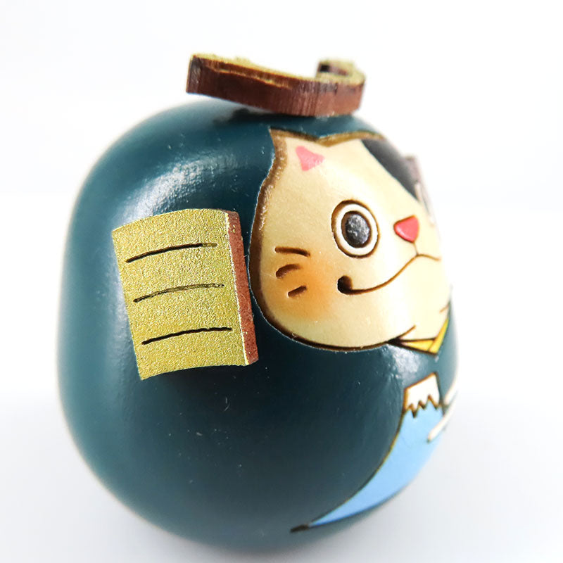 ねこ武者 富士 こけし