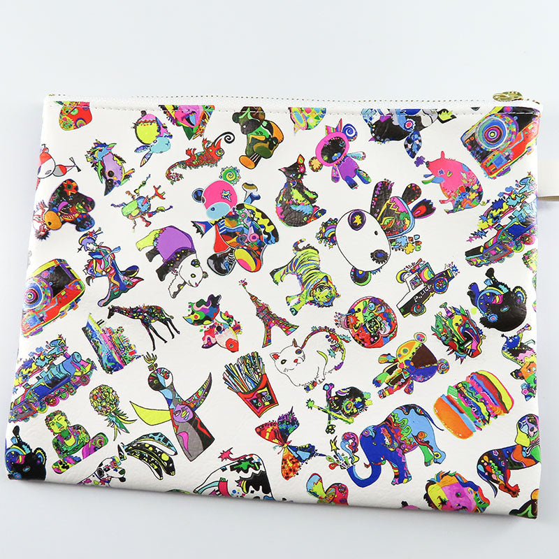 アリスのウサギ 四角ポーチ