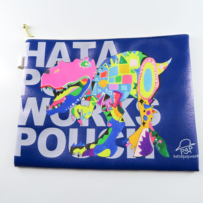 てぃらのザウルス 四角ポーチ