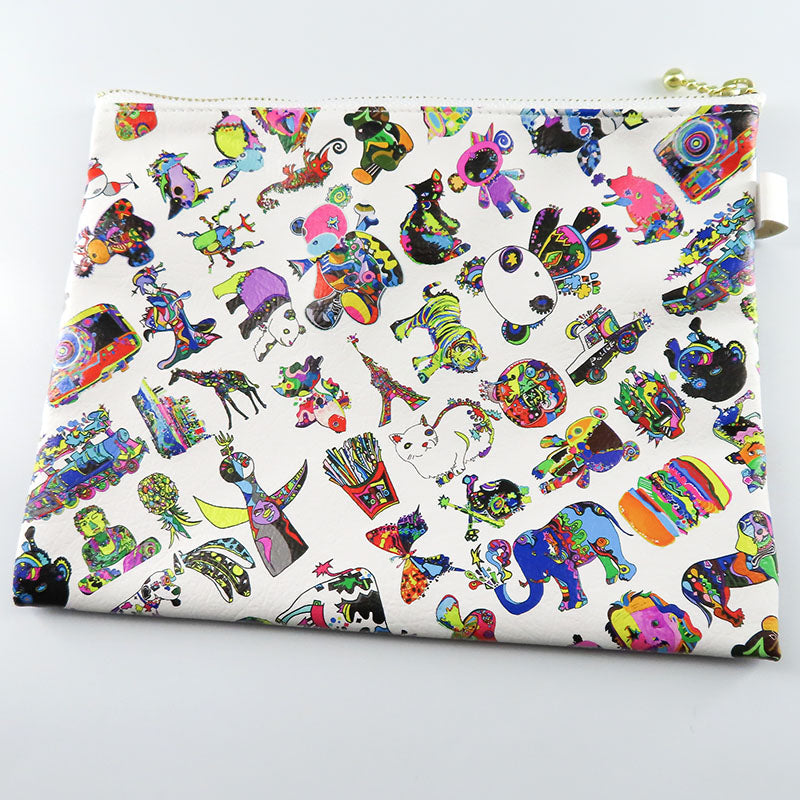 てぃらのザウルス 四角ポーチ