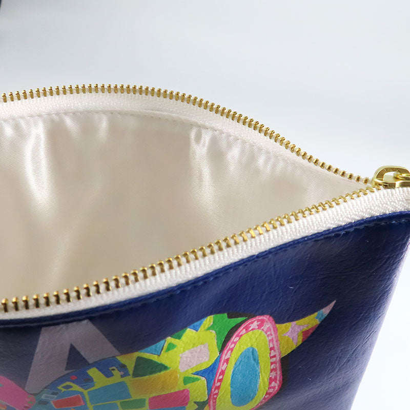 てぃらのザウルス 四角ポーチ