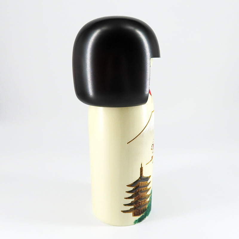 卯三郎こけし 富士山 mount fuji kokeshi