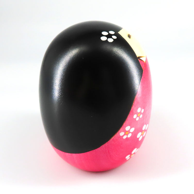 卯三郎こけし しあわせ ピンク kokeshi
