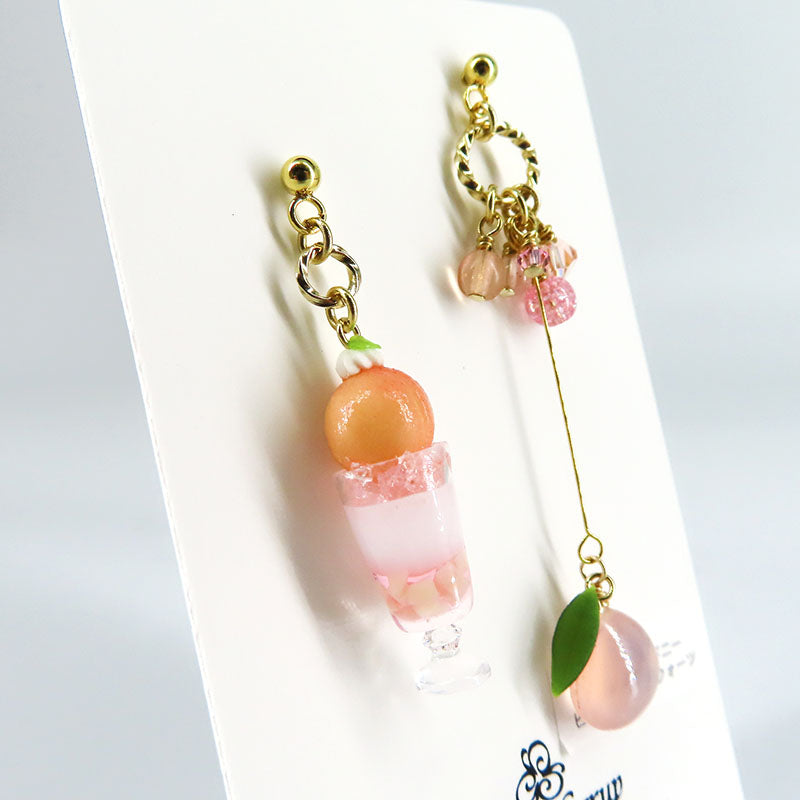 -Peach parfait- ピアス