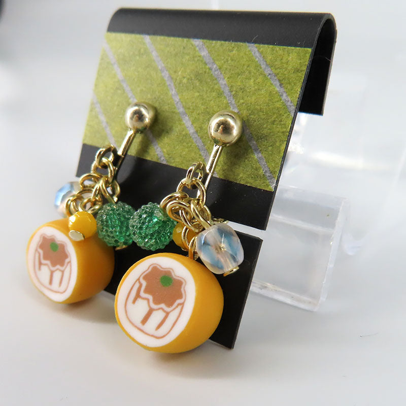 金太郎飴風 イヤリング しゅうまい