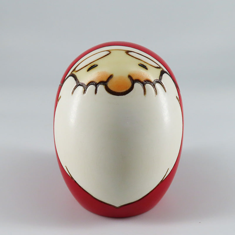 【クリスマス】卯三郎こけし ミニサンタ たまご型 大 kokeshi