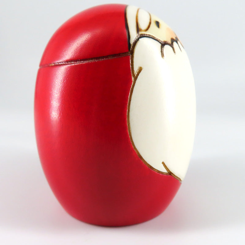 【クリスマス】卯三郎こけし ミニサンタ たまご型 大 kokeshi