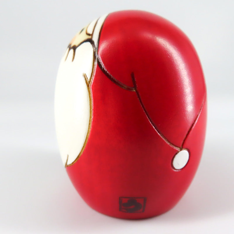 【クリスマス】卯三郎こけし ミニサンタ たまご型 大 kokeshi