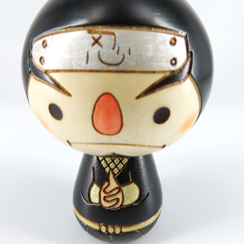 忍者 黒 こけし