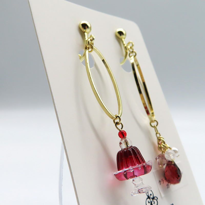 -Jelly Jewelry grape- イヤリング