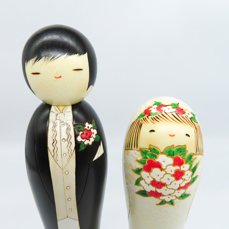 卯三郎こけし ウェディング kokeshi