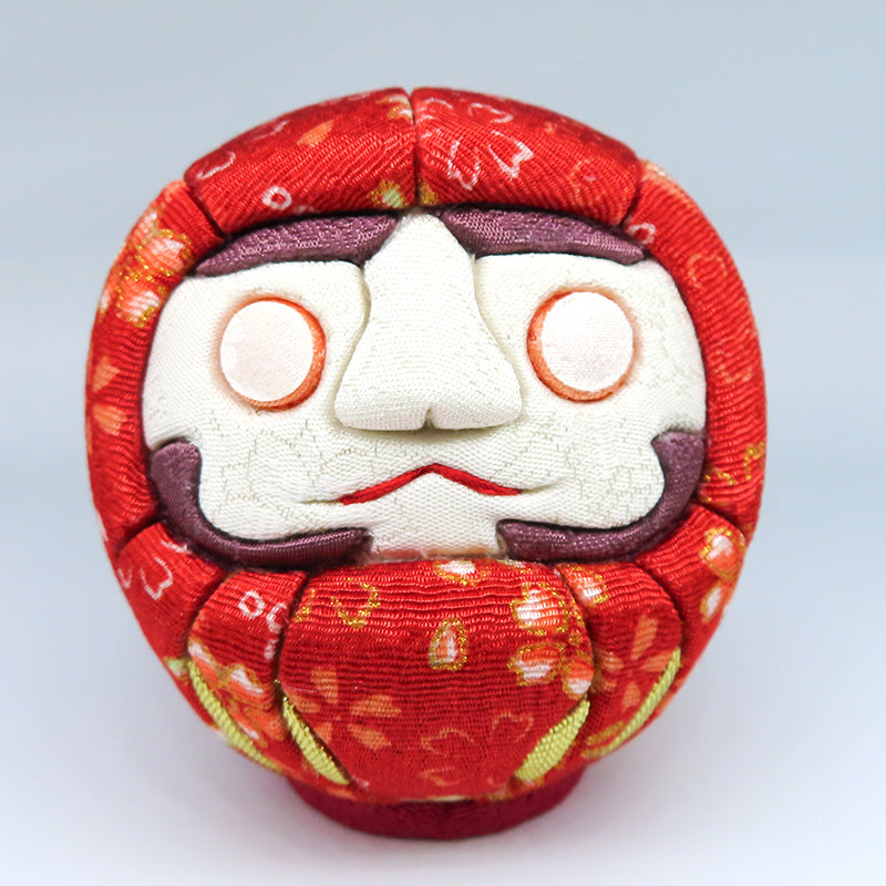 木目込み人形 江戸だるま 小 ちりめん赤 daruma