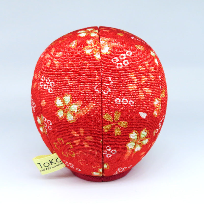 木目込み人形 江戸だるま 小 ちりめん赤 daruma