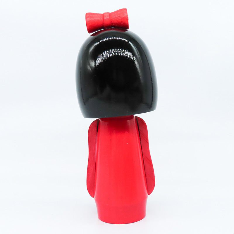 乙女袖(赤) 山岸政好作 kokeshi