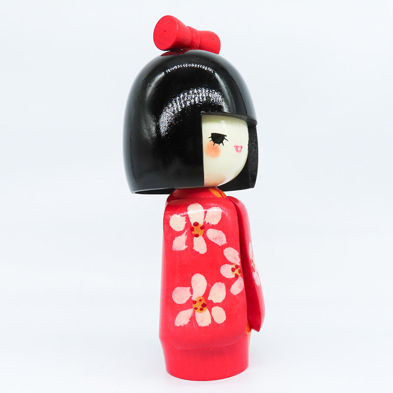 乙女袖(赤) 山岸政好作 kokeshi