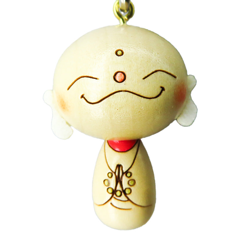 こけし お地蔵様(ニッコリ目)ストラップ