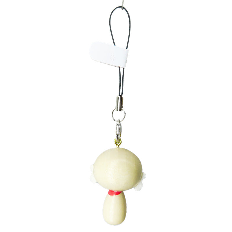 こけし お地蔵様(ニッコリ目)ストラップ