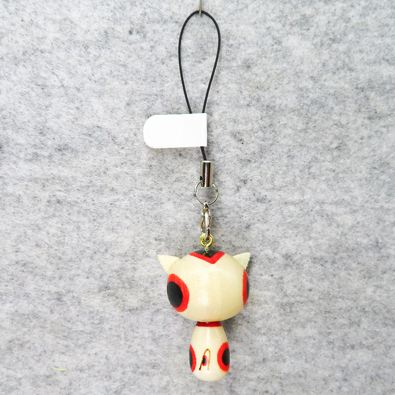 こけし 招き猫 ちゃんストラップ