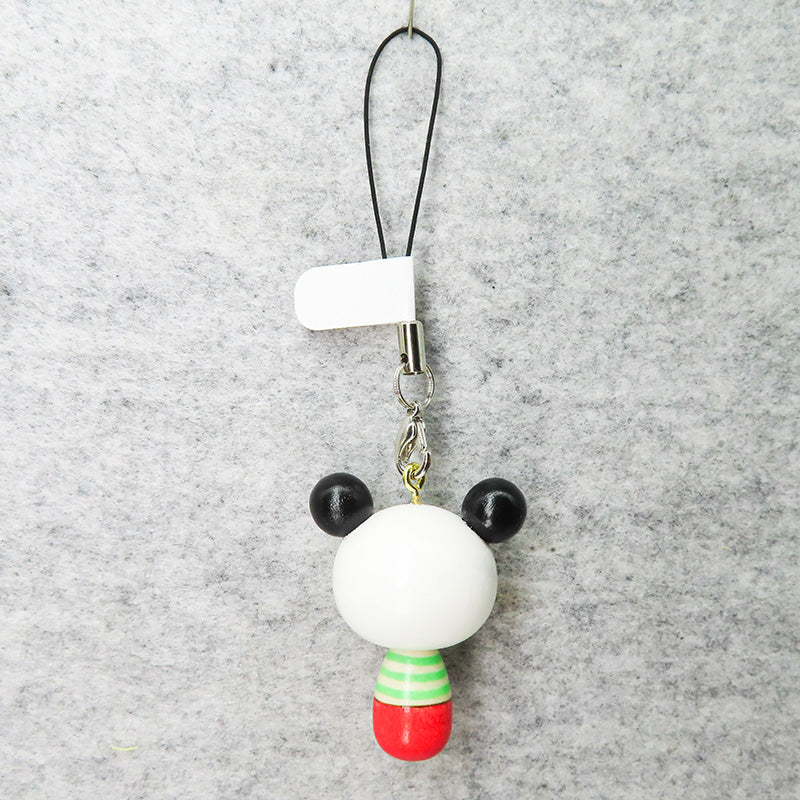 こけし パンダ の ルナストラップ