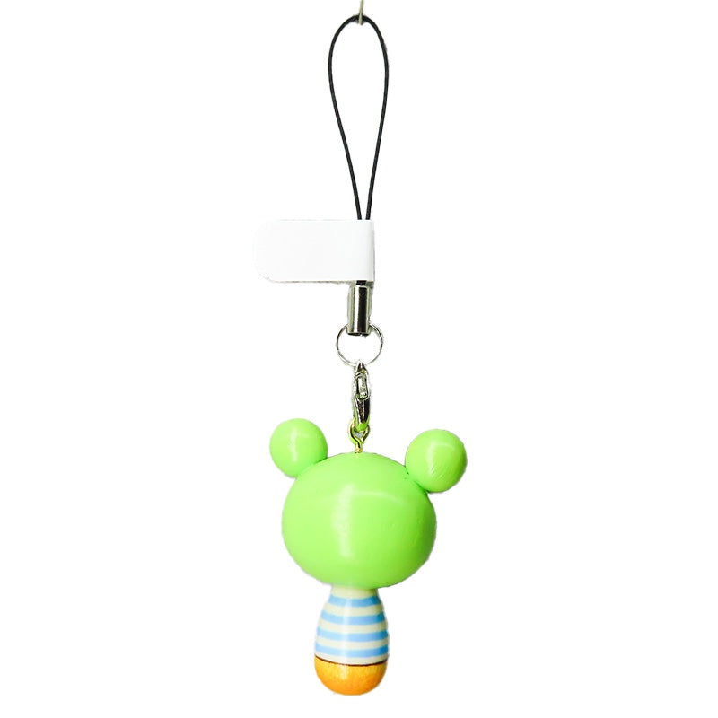 こけし カエル の ナルストラップ