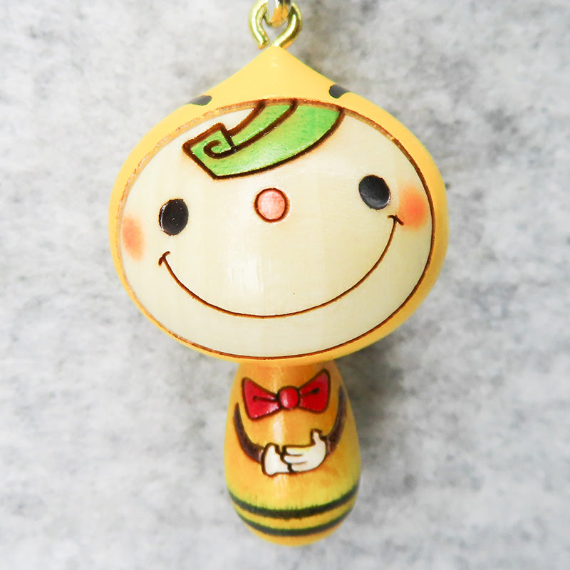 こけし ハチ 君 ストラップ